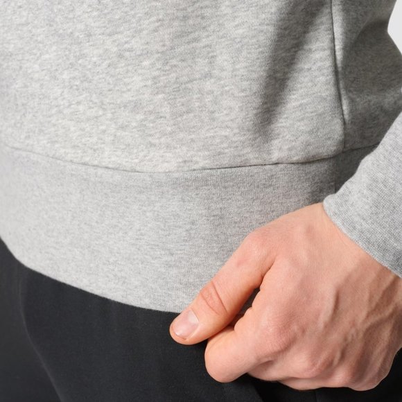 Adidas Sports ID Logo Grey Crewneck Sweatshirt - Picture 5 of 10